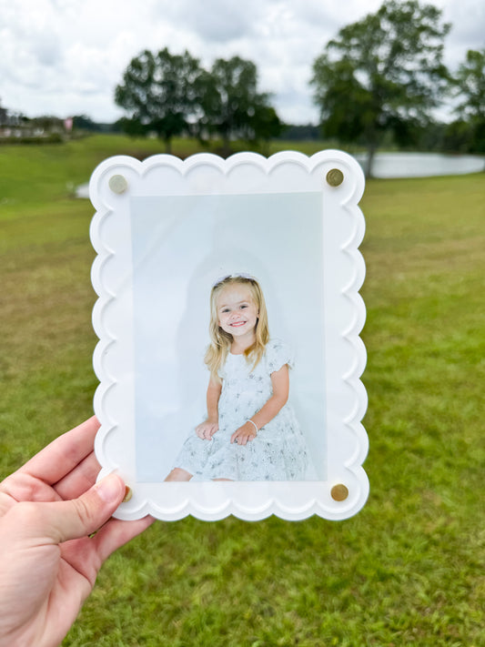 Acrylic Picture Frame - 8.5x11 Photo