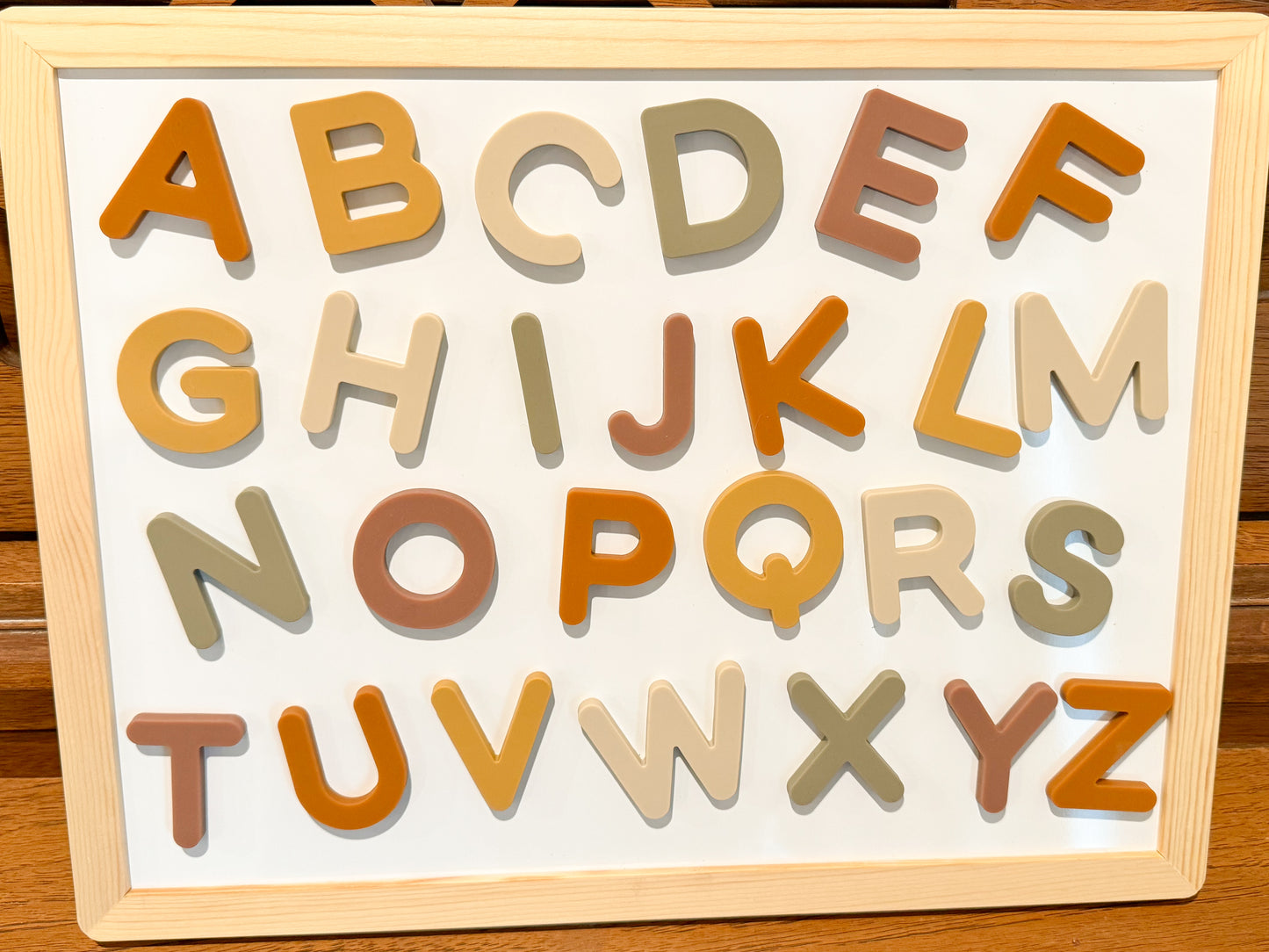 Magnetic ABC Letters and Board