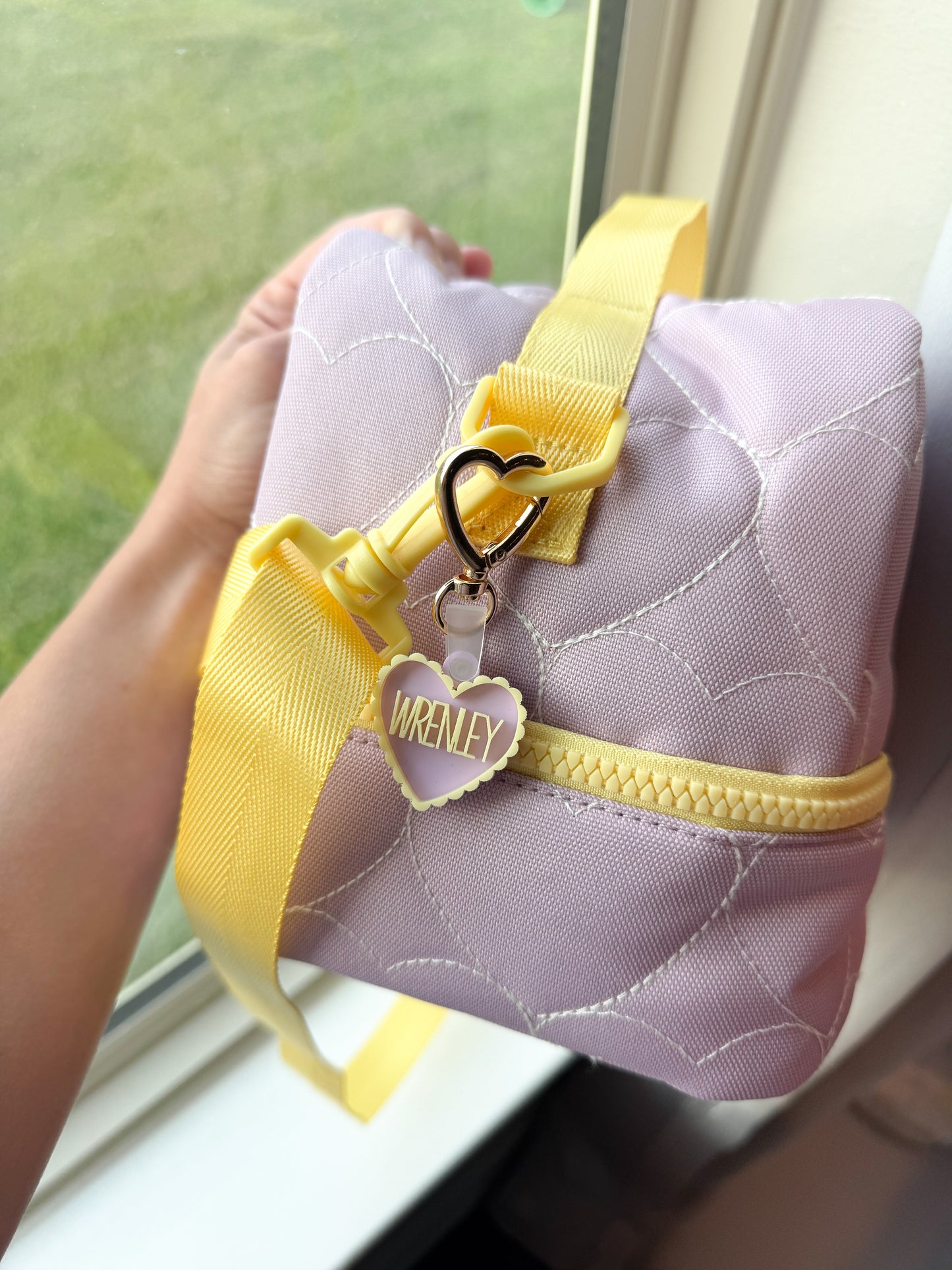 Acrylic Heart Keychain