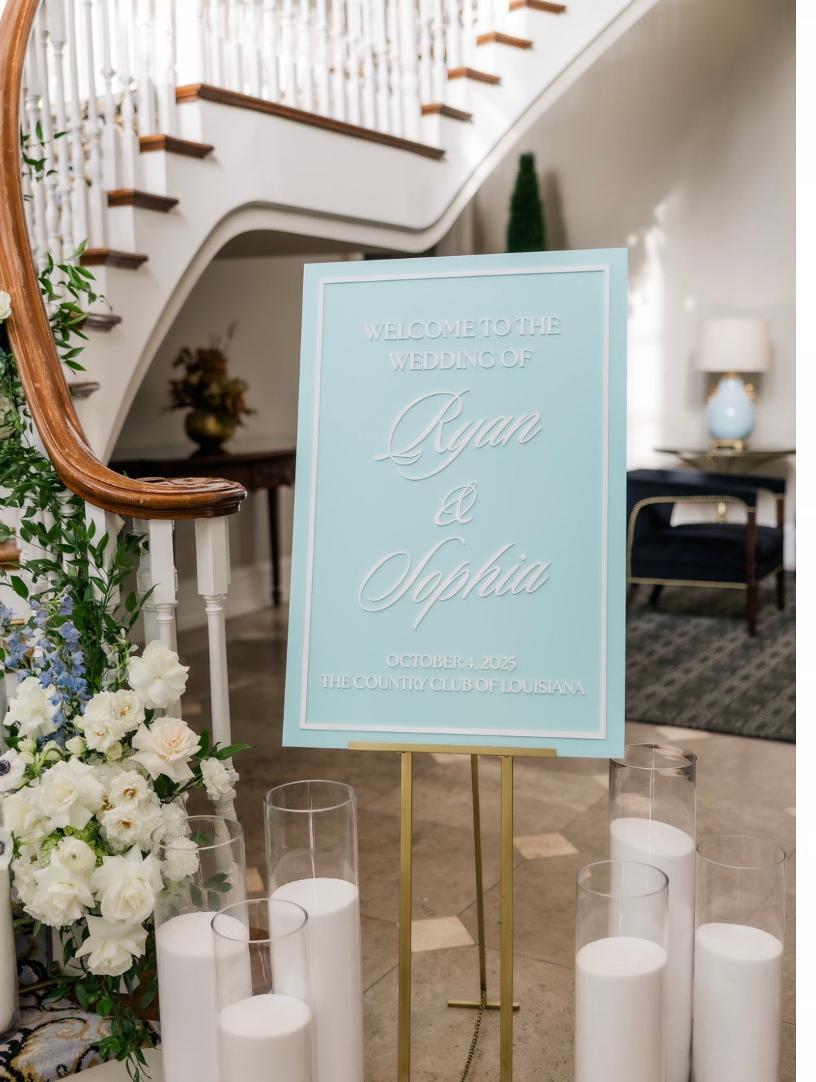 The Sophia Wedding Welcome Sign