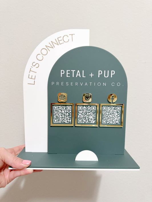Let's Connect - QR Code Display | Small Business