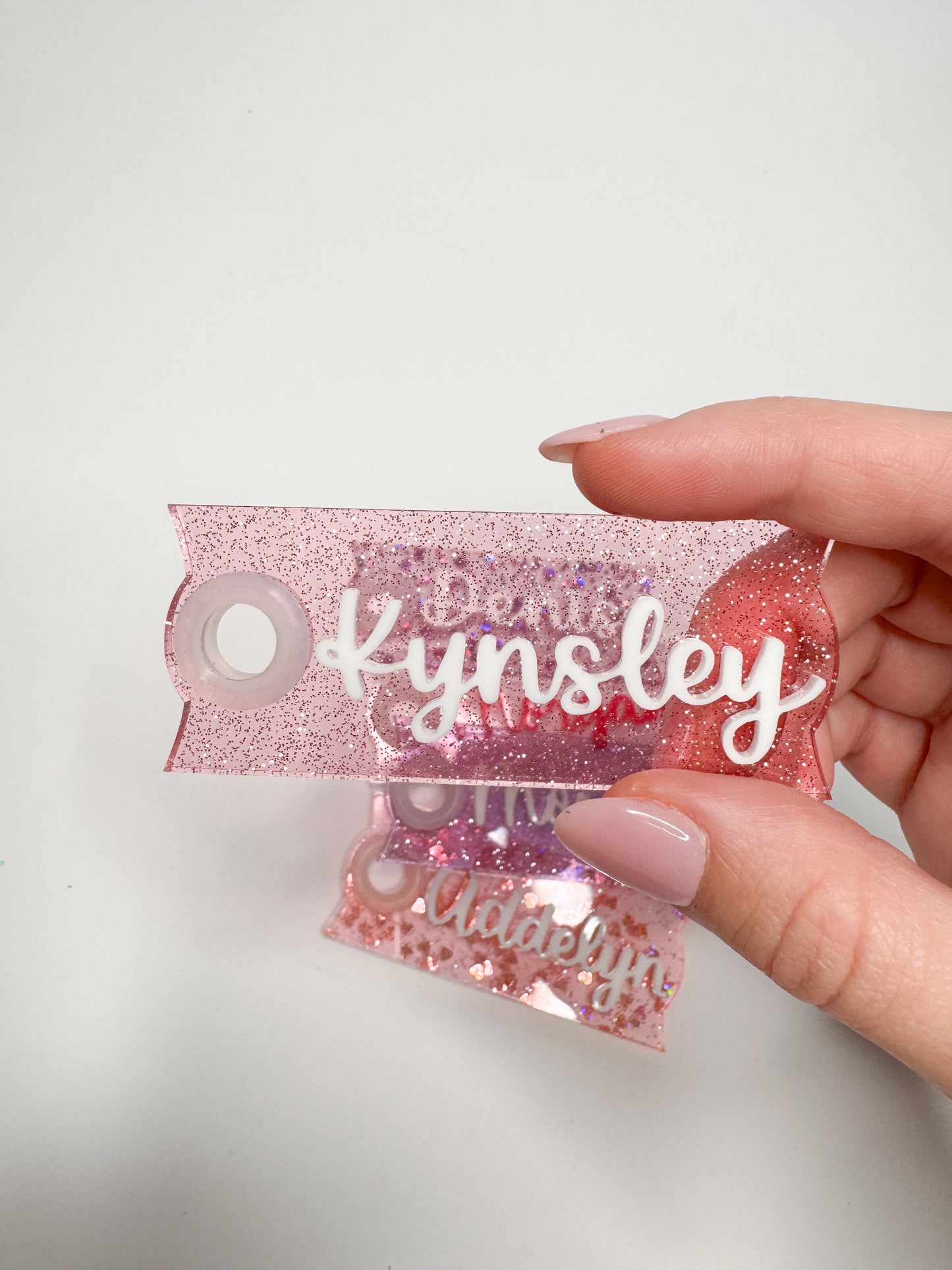 Glitter Backing Stanley Name Plate