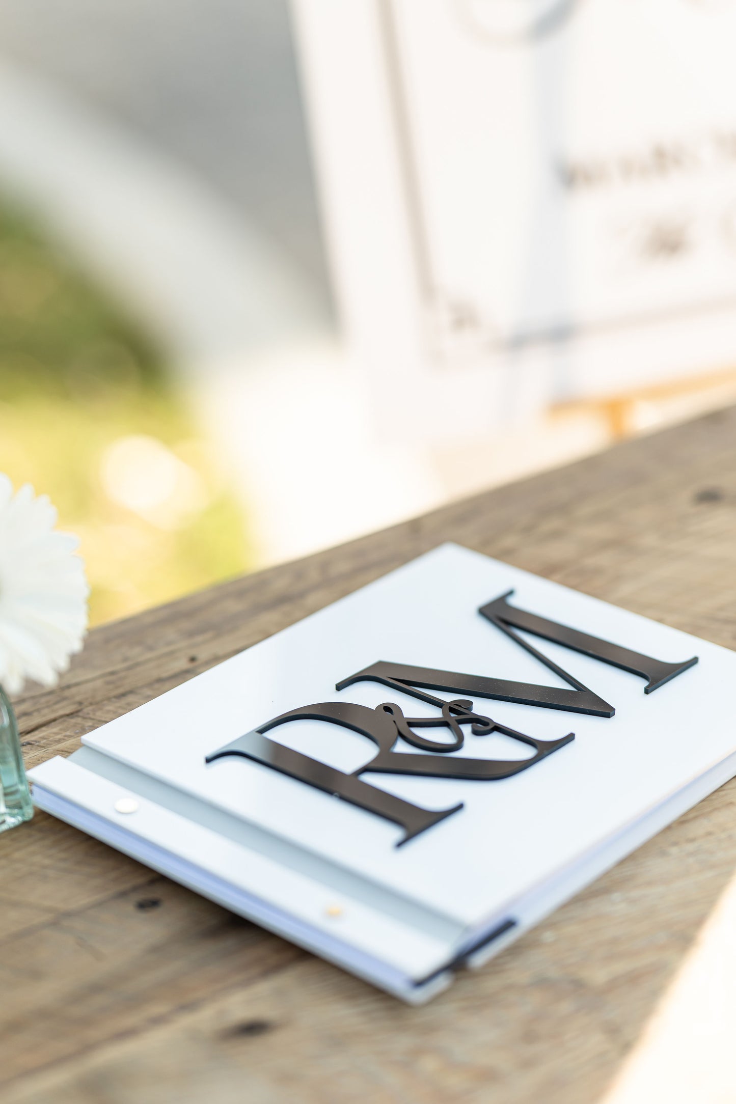 Custom Wedding Guest Book