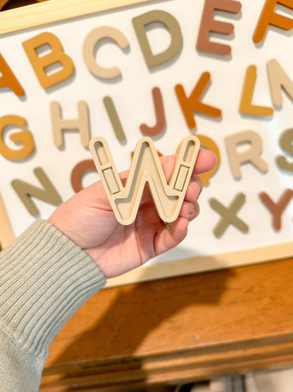 Magnetic ABC Letters and Board