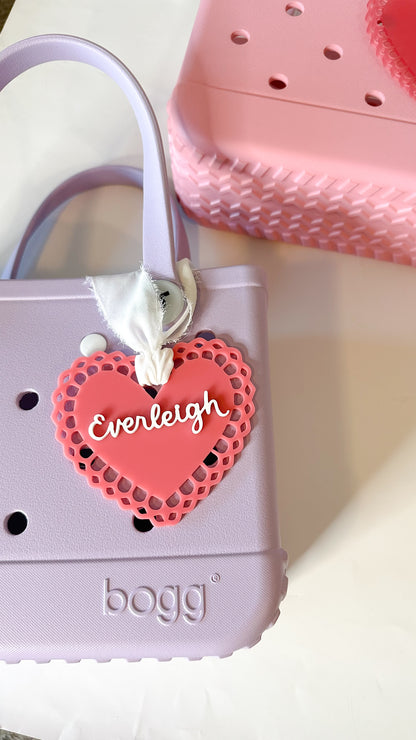 Valentine’s Day Heart Name Tag