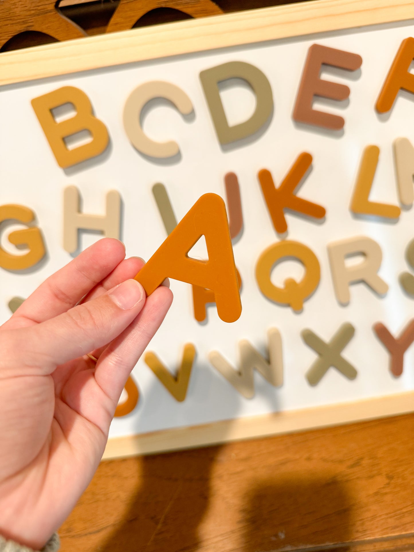 Magnetic ABC Letters and Board