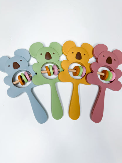 Personalized Bear Teether and Rattle