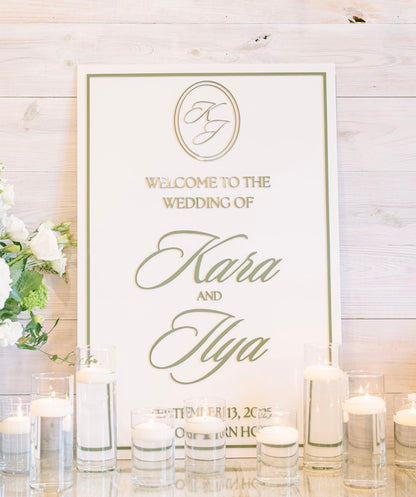 The Kara Wedding Welcome Sign