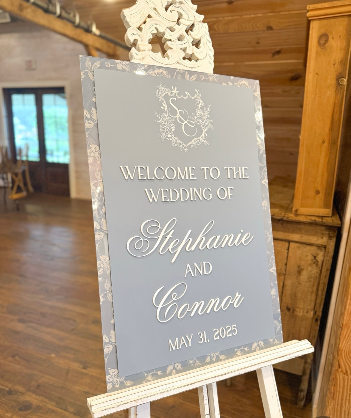 The Stephanie Wedding Welcome Sign