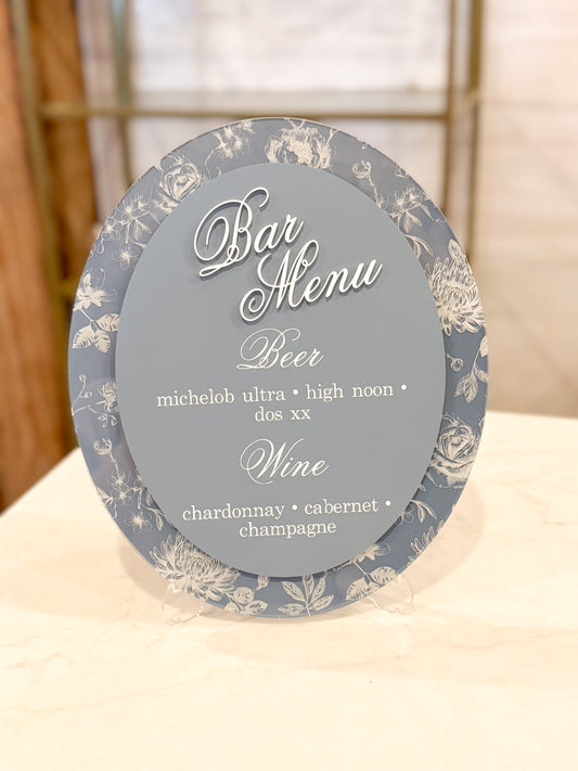 Three Layered Bar Menu