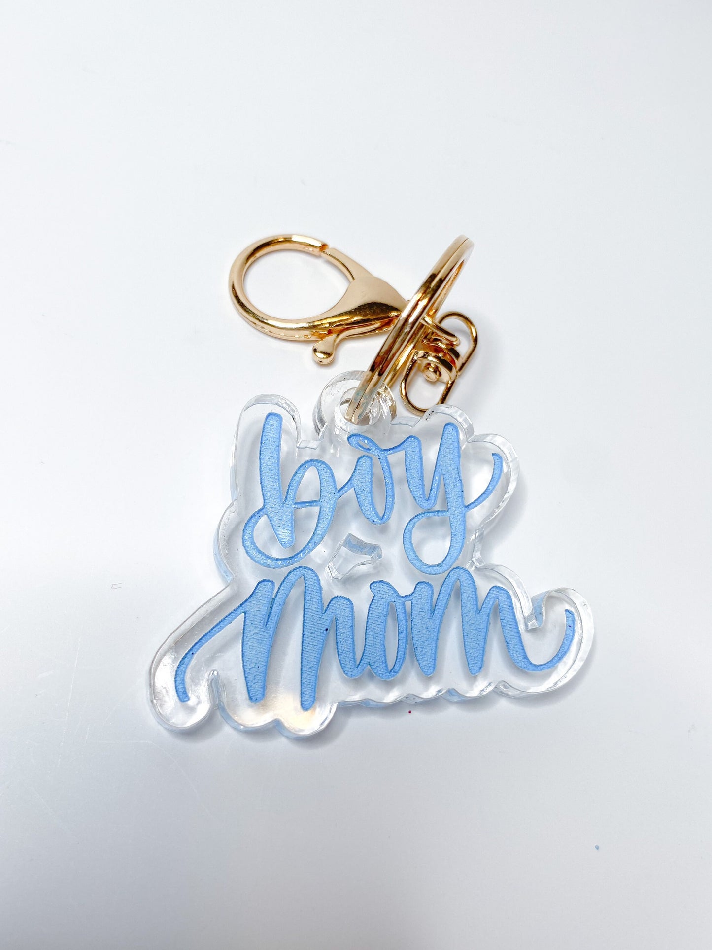 Boy Mom Keychain