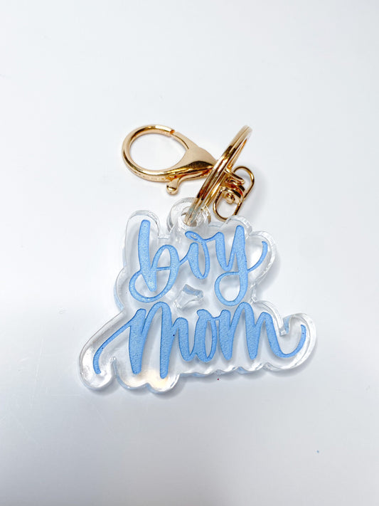 Boy Mom Keychain