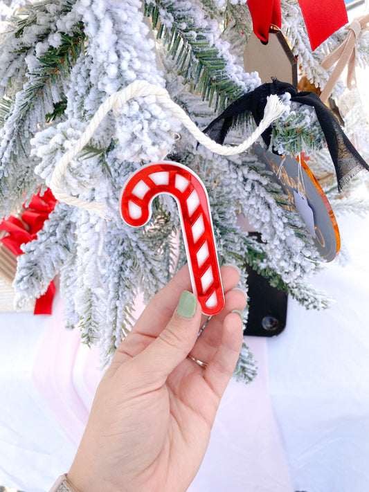 Candy Cane Christmas Ornament